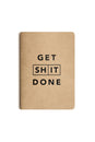 Kraft 'Get Shit Done' Classic To-Do List A6 Notebook