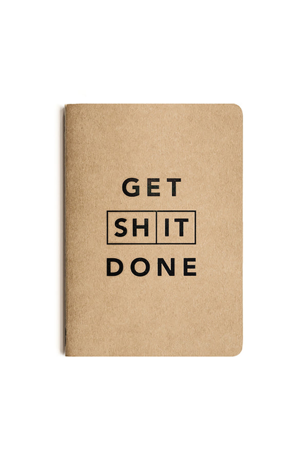 Kraft 'Get Shit Done' Classic To-Do List A6 Notebook