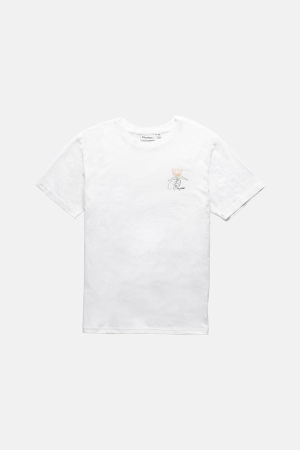 White 'For You' Flower T-Shirt