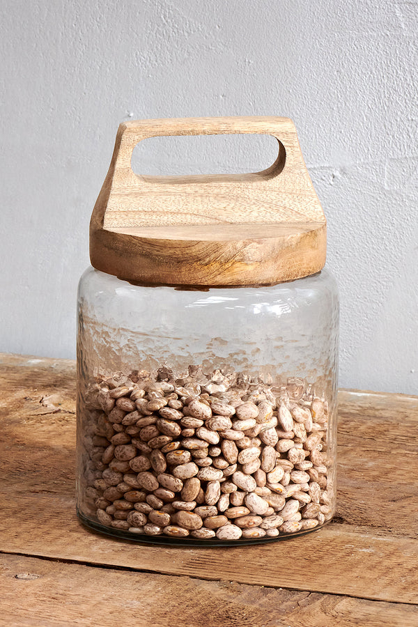 Kitto Clear Storage Jar Small