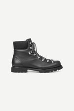 Black Leather Trekking Boots