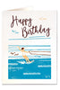Happy Birthday Waterskiing Card