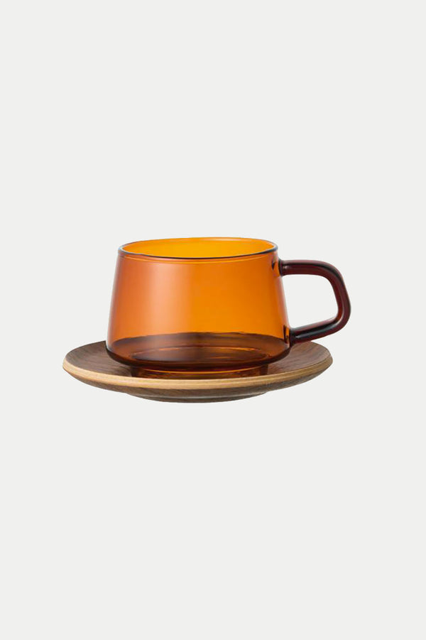 Amber Sepia Cup & Saucer 270ml