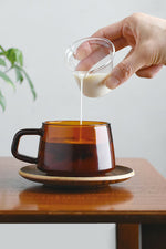 Amber Sepia Cup & Saucer 270ml