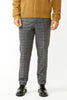 Grey Check Theo Tapered Trouser