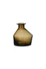 Coffee Brown Zaani Glass Vase Small