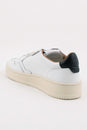Medalist 01 Low White Black Leather Sneakers Mens