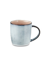 Nkuku Dusky Pink Bao Ceramic Handled Mug