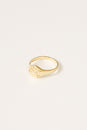 Gold Molten Signet Ring