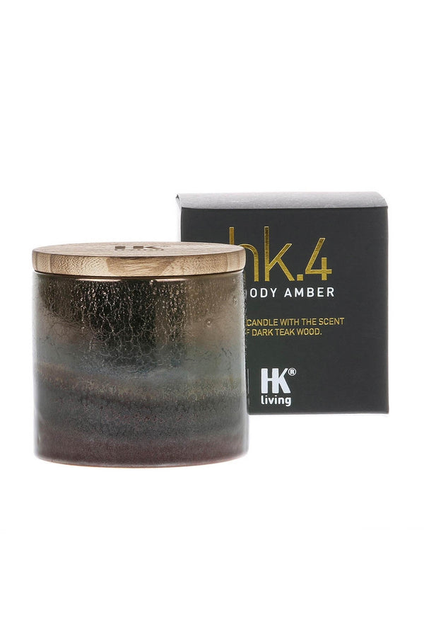 HKLiving HK.4 Woody Amber Soy Candle