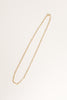 ALIZA FIRE GOLD PLATED KNIFE EDGE CABLE CHAIN NECKLACE