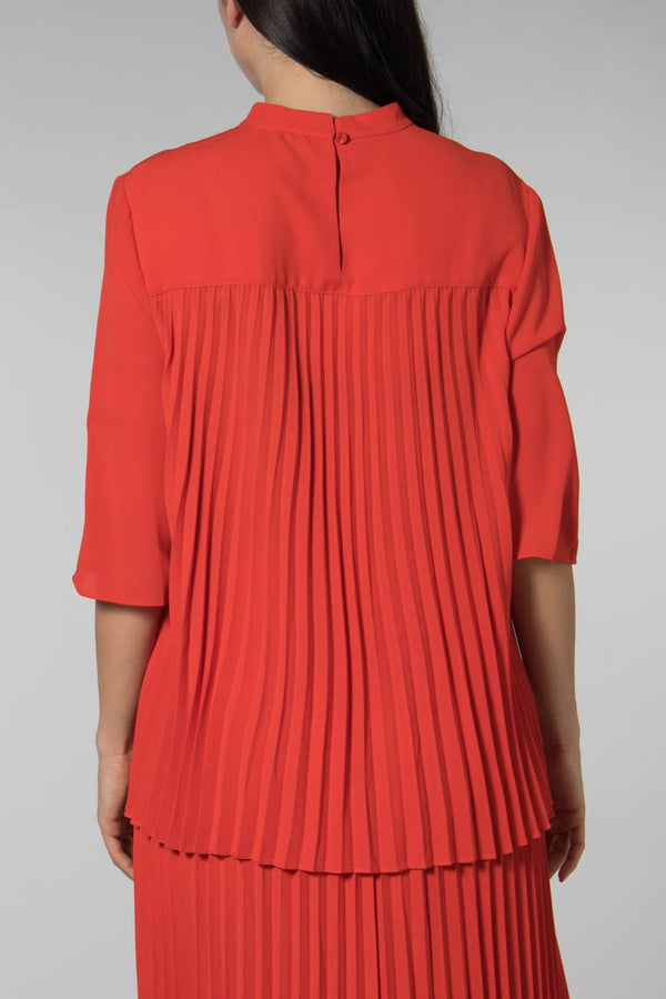 Mads Norgaard Red Shelly Blouse