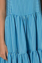 Mads Norgaard Blue Striped Ditzina Dress