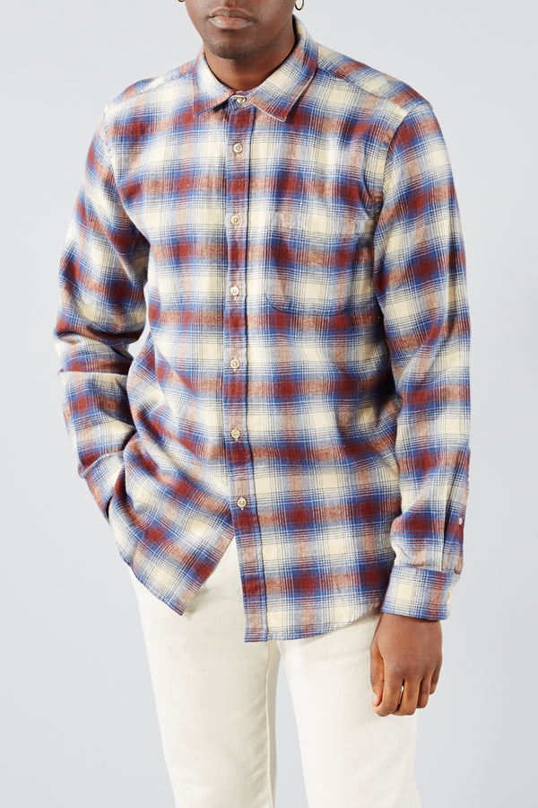 PORTUGUESE FLANNEL MULTI GRID BAIO SHIRT