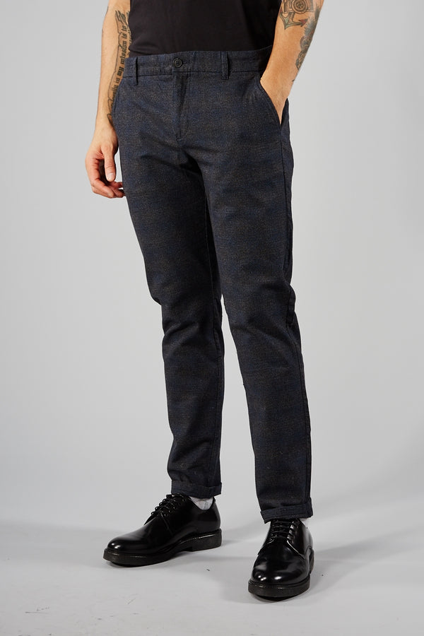 Grey Check Arval Slim Trousers