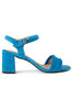 SHOE THE BEAR BLUE MAY ANKLE SUEDE SANDAL