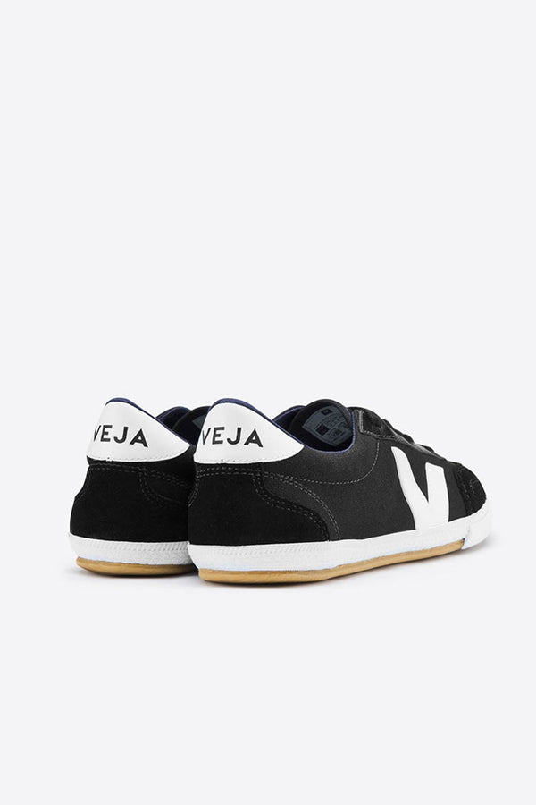 Veja Black/White Volley Canvas Trainers