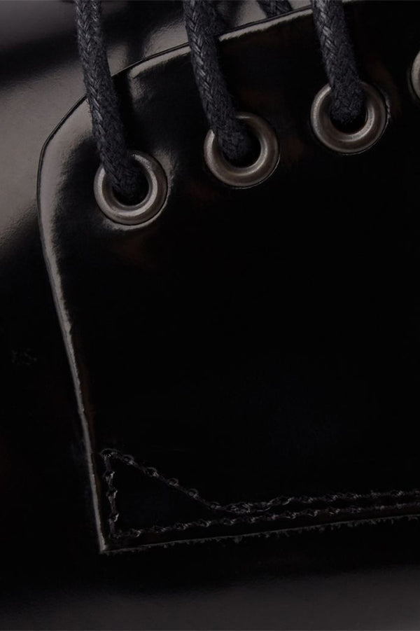 Black Parrish Leather Derby Shoes