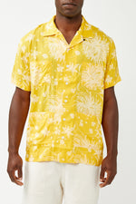Floral Yellow Sunny Day Lyocell Shirt