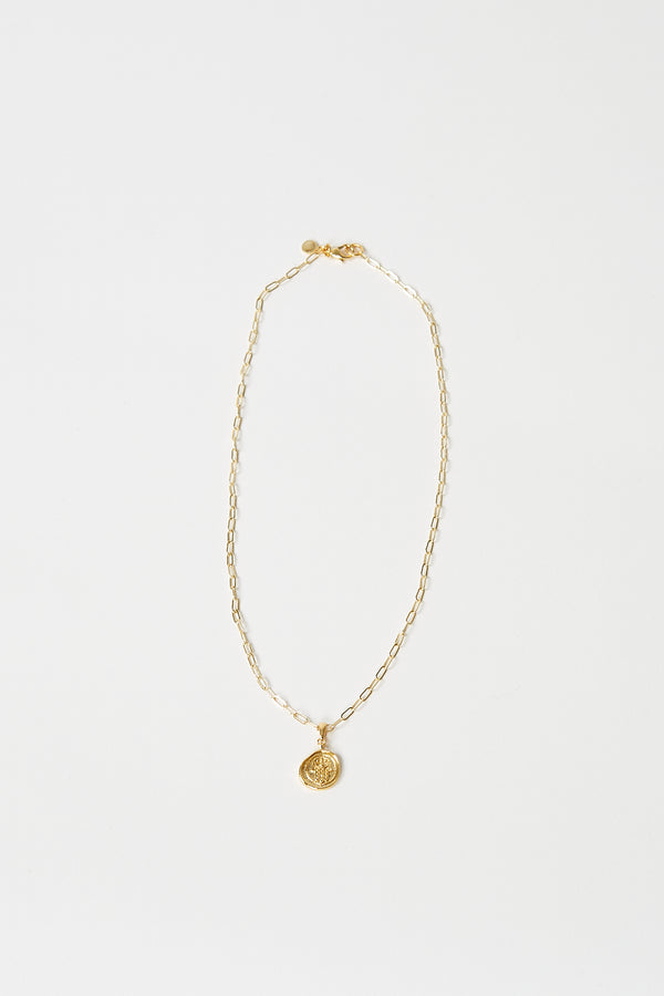 Gold Palma Hamsa Hand Necklace