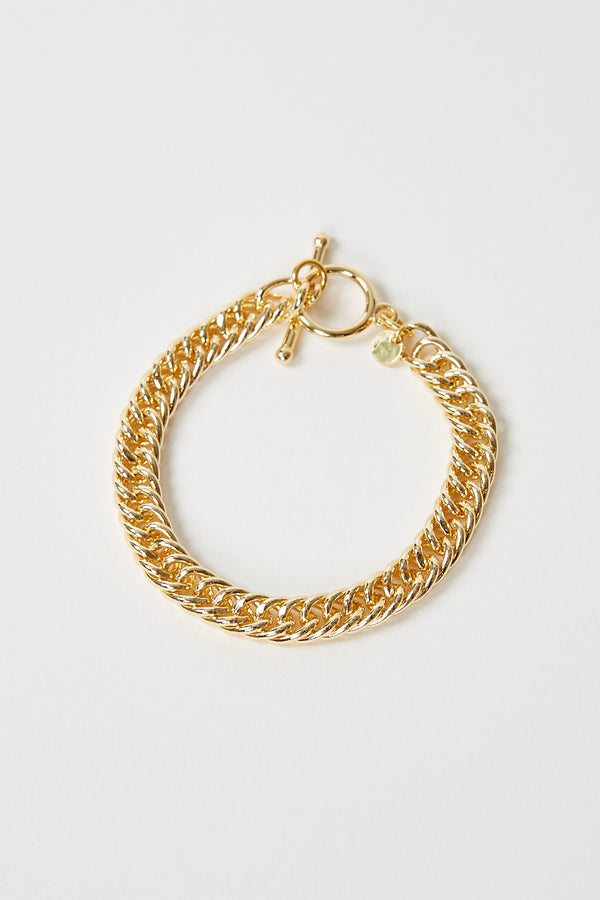 Gold Anna Curb Bracelet