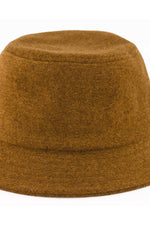 Camel Brown Bob Wool Bucket Hat