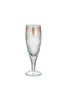 Aged Gold Abeeko Champagne Glass 18.5 x 5cm