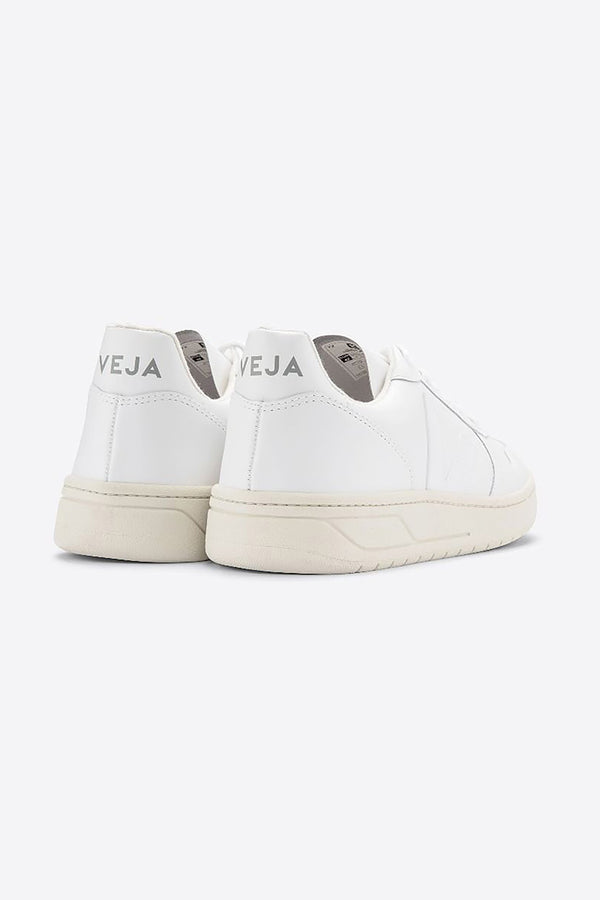 V-10 Extra White Leather Trainer Womens