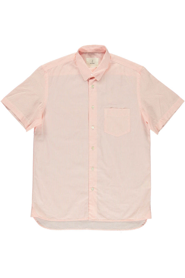 La Paz Coral Stripes Ribeiro Chest Pocket Shirt