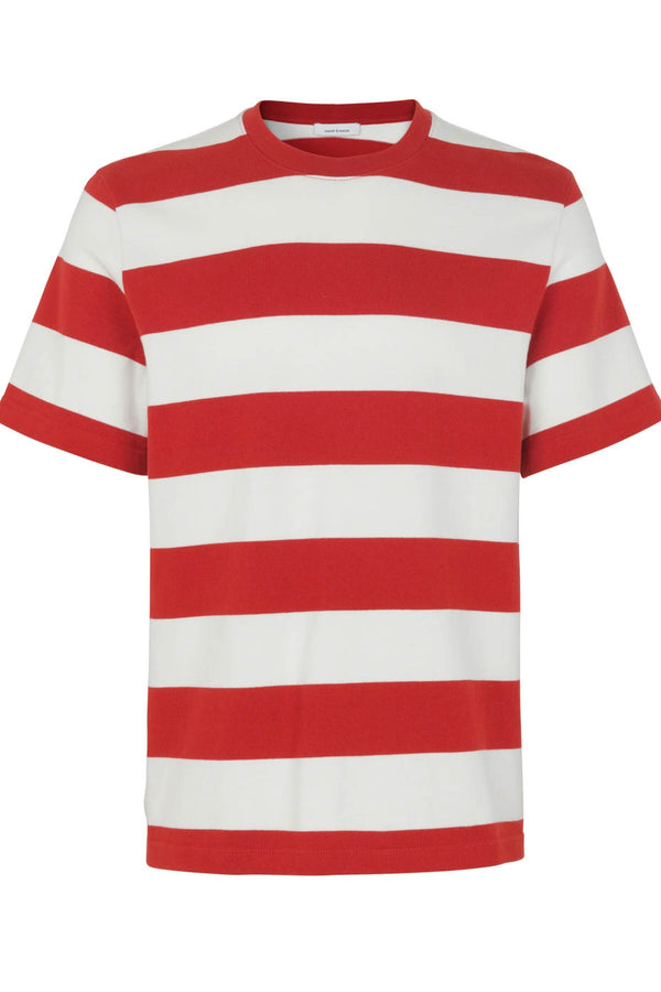 Samsoe Samsoe Albee Red Striped T-Shirt